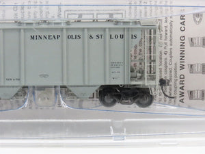 HO Scale Kadee 8319 M&STL Minneapolis & St Louis 2-Bay Hopper #70377 - Sealed