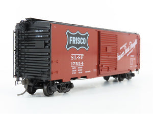 HO Scale Kadee 5113 SL-SF Frisco Railroad Single Door 40' Box Car #17554