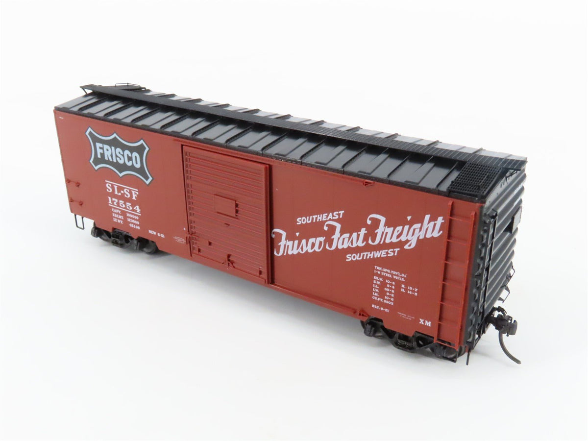 HO Scale Kadee 5113 SL-SF Frisco Railroad Single Door 40&#39; Box Car #17554