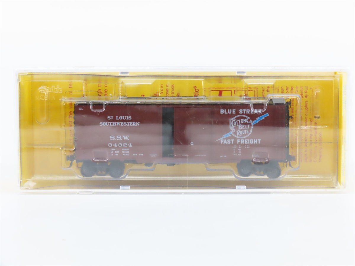 HO Scale Kadee 4909 SSW Cotton Belt Route Single Door 40&#39; Box Car #34324 -Sealed