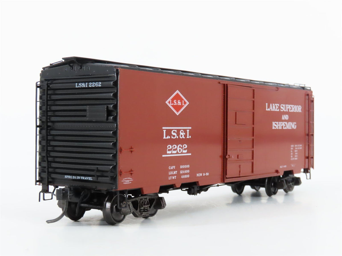 HO Scale Kadee 4060 LS&amp;I Lake Superior &amp; Ishpeming Single Door 40&#39; Box Car #2262