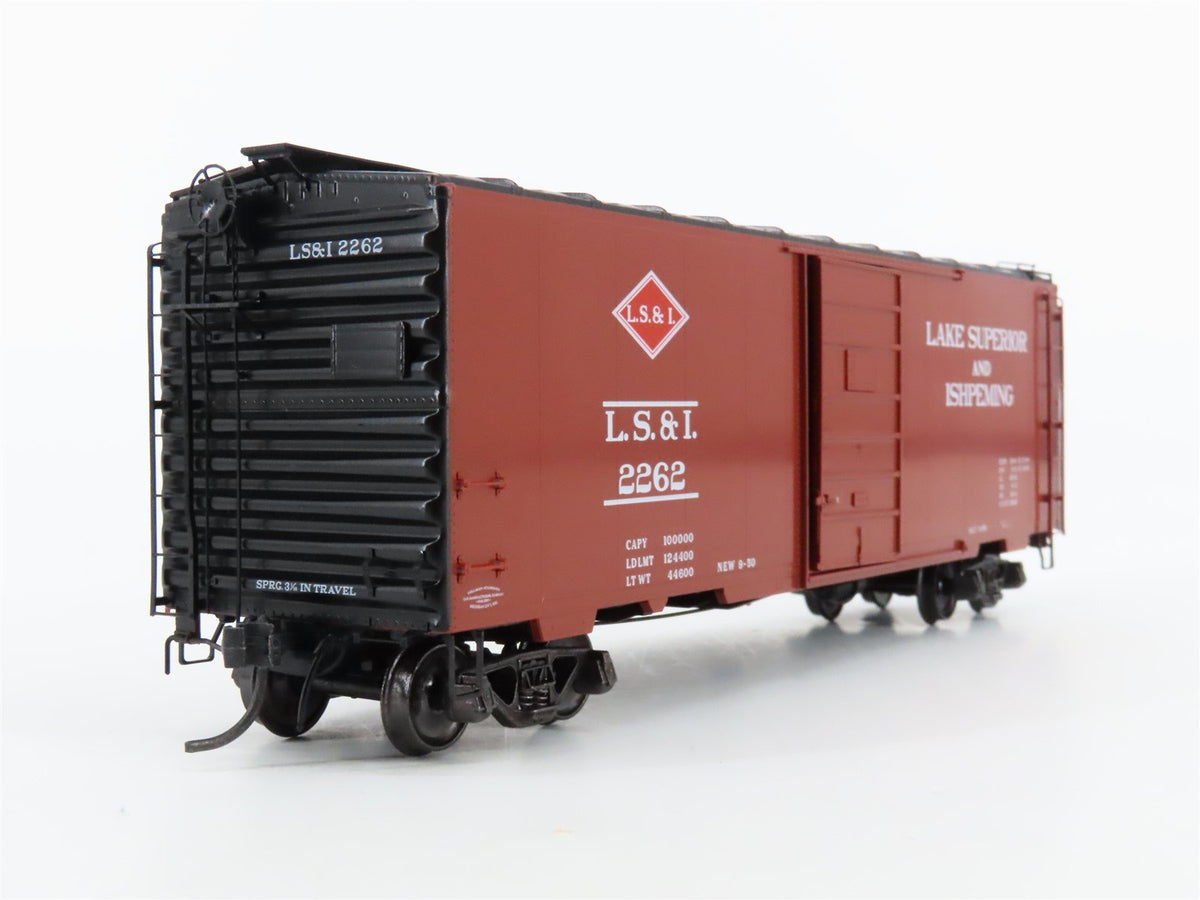 HO Scale Kadee 4060 LS&amp;I Lake Superior &amp; Ishpeming Single Door 40&#39; Box Car #2262