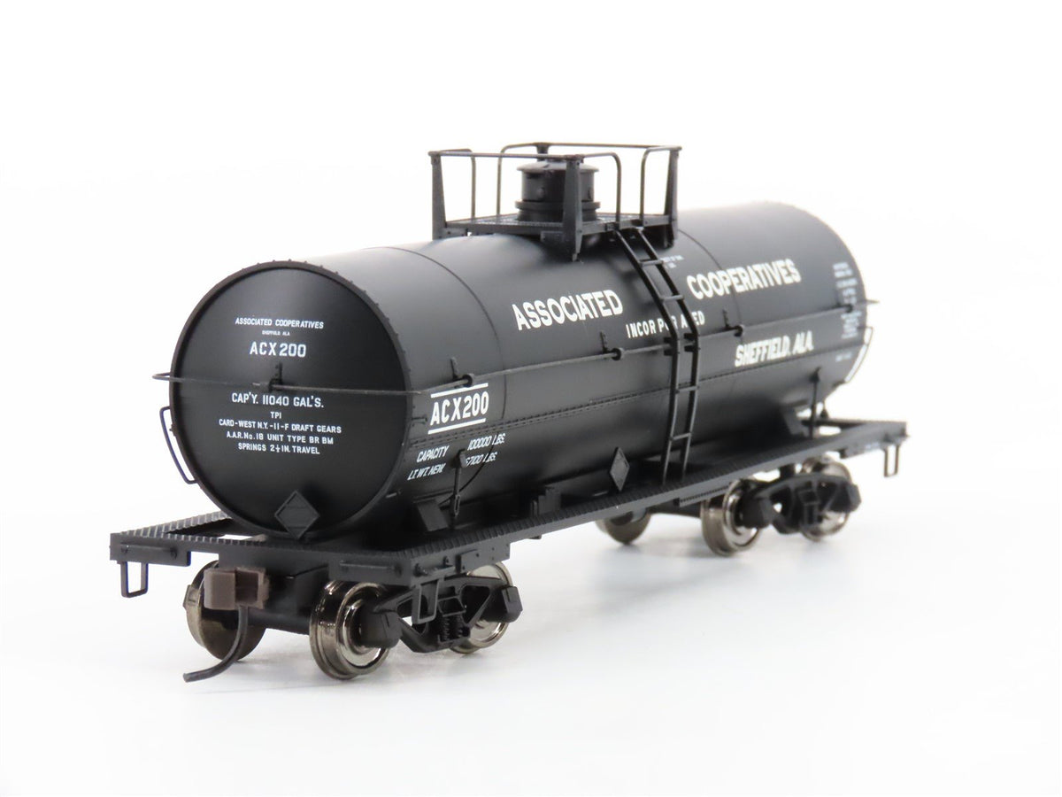 HO Scale Atlas 1062-2 ACX Associated Cooperatives 11,000 Gallon Tank Car #200