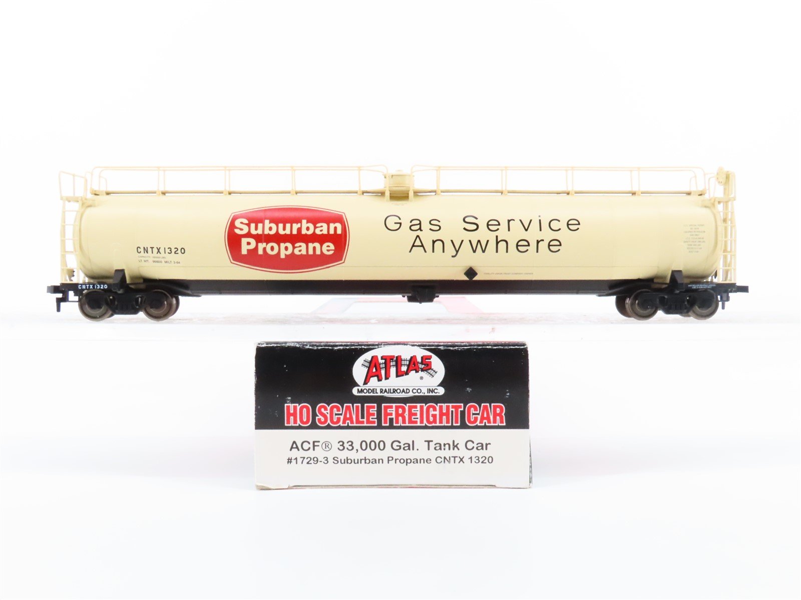 HO Scale Atlas 1729-3 CNTX Suburban Propane 33,000 Gallon Tank Car #1320