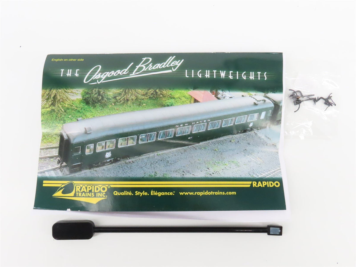 HO Scale Rapido 109123 NH New Haven Osgood Bradley Coach Passenger Car #8229