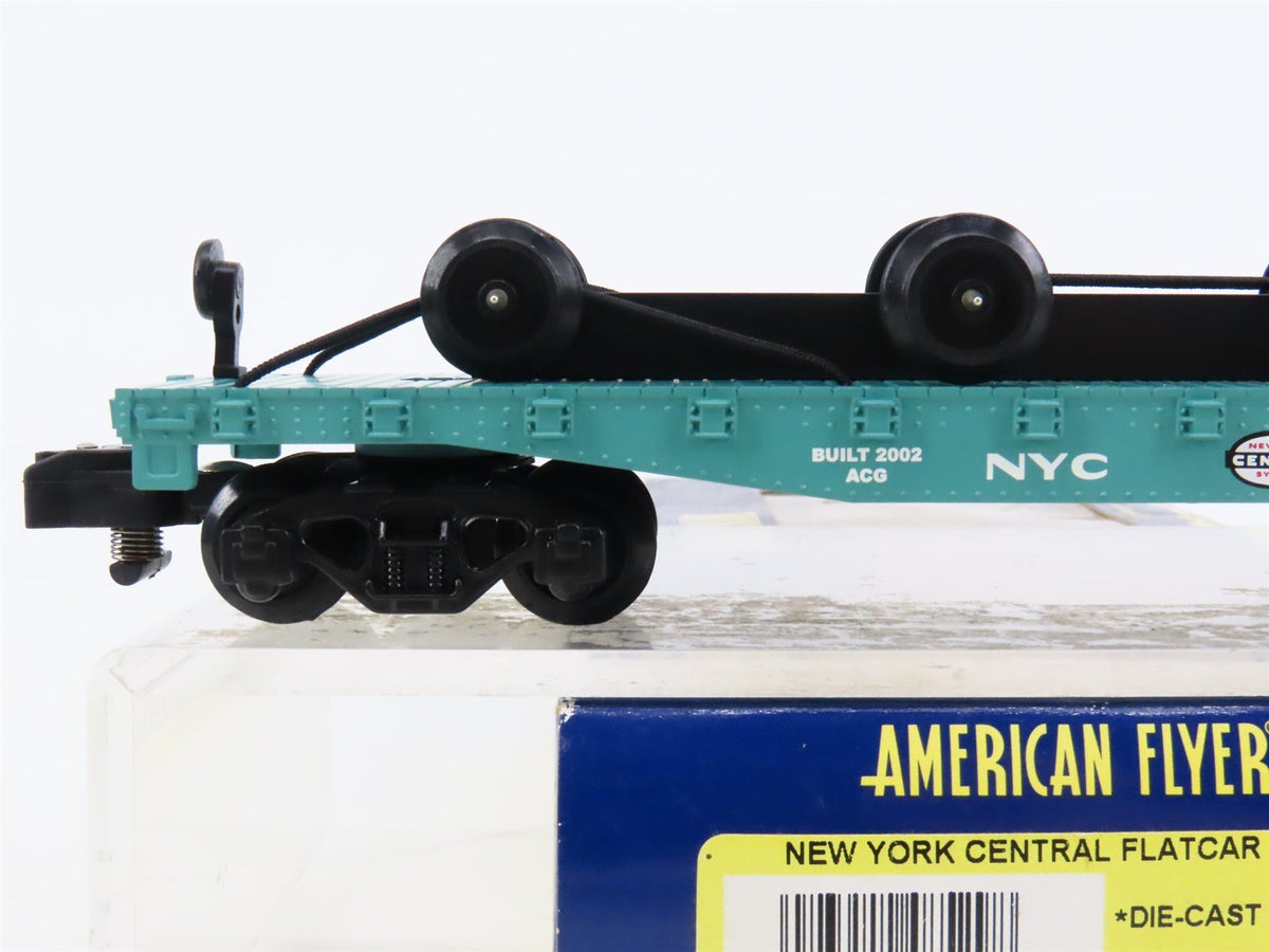 S Scale American Flyer 6-48529 NYC New York Central Flatcar #48529 w/Wheel Load