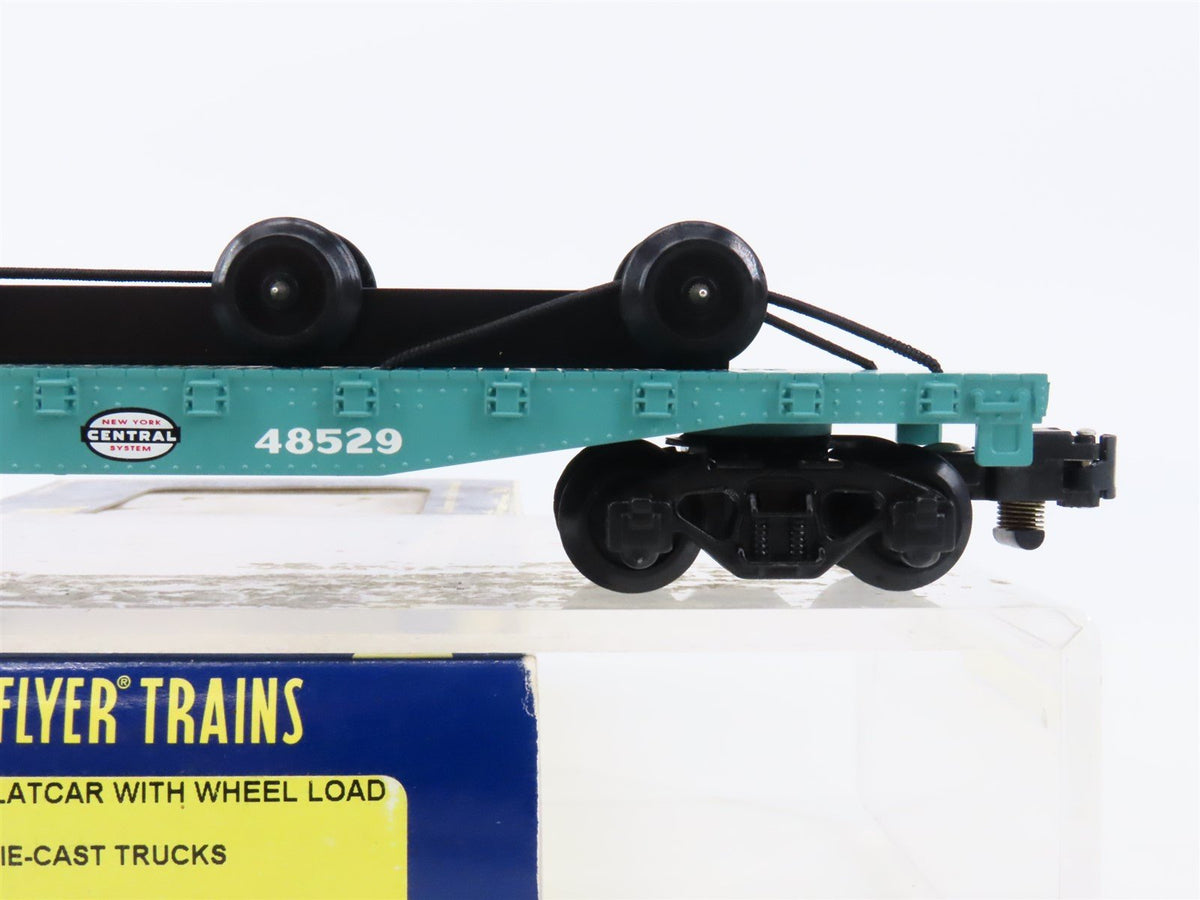 S Scale American Flyer 6-48529 NYC New York Central Flatcar #48529 w/Wheel Load