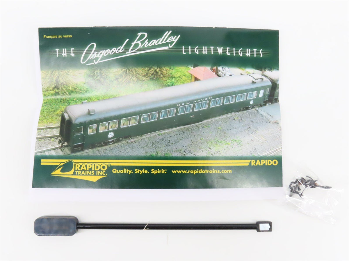 HO Scale Rapido 109104 NH New Haven Osgood Bradley Coach Passenger Car #8513