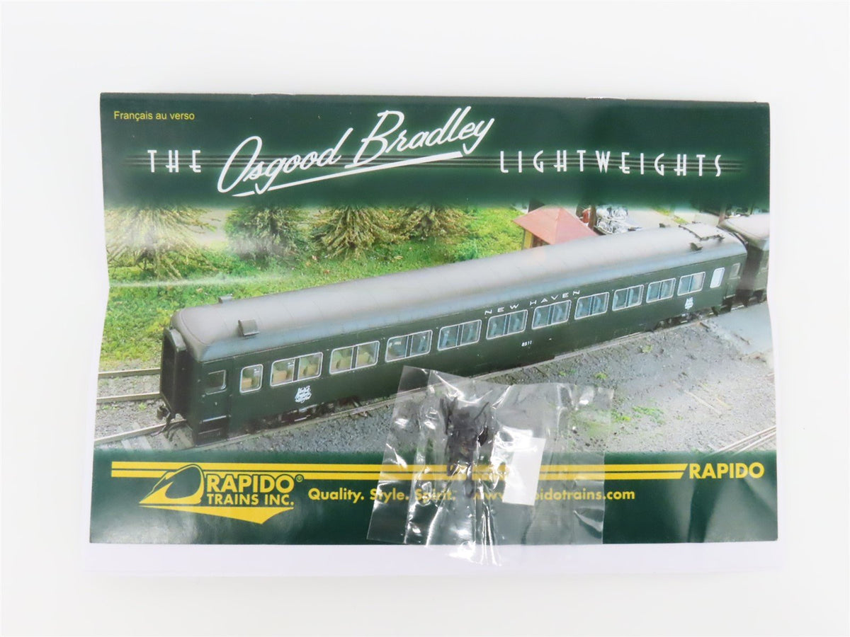 HO Scale Rapido 109103 NH New Haven Osgood Bradley Coach Passenger Car #8507