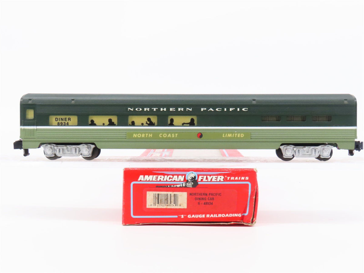 S Scale American Flyer 6-48934 NP Northern Pacific Dining Passenger Car #8934