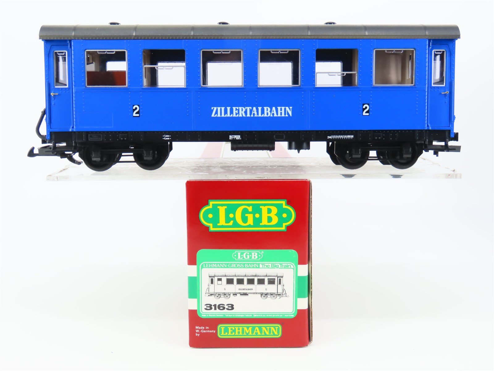 G Scale LGB 3163 Zillertalbahn 2nd Class Coach Passenger Car