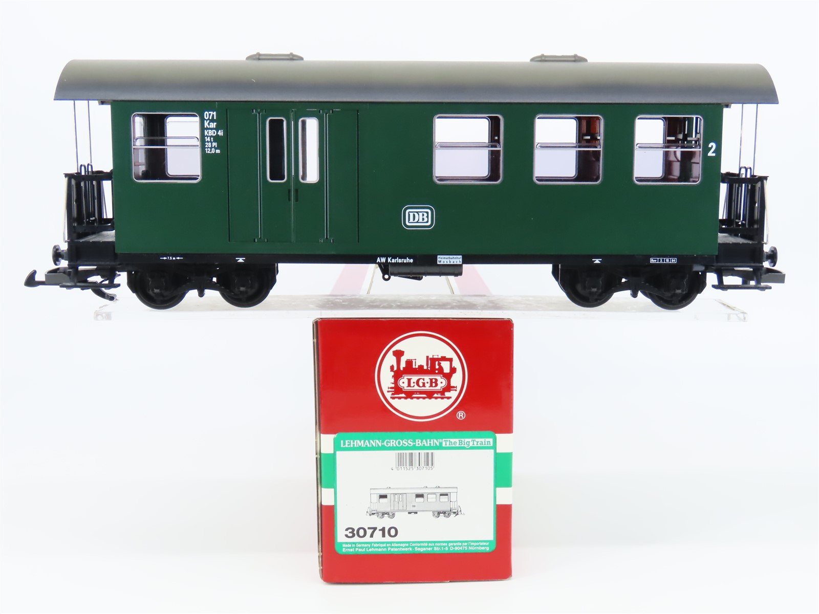 G Scale LGB 30710 DB Deutsche Bahn 2nd Class Combine Coach Passenger Car