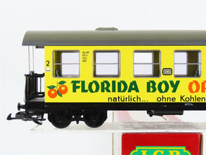 G Scale LGB 3072 DB Florida Boy Orange 2nd Class Coach Passenger Car