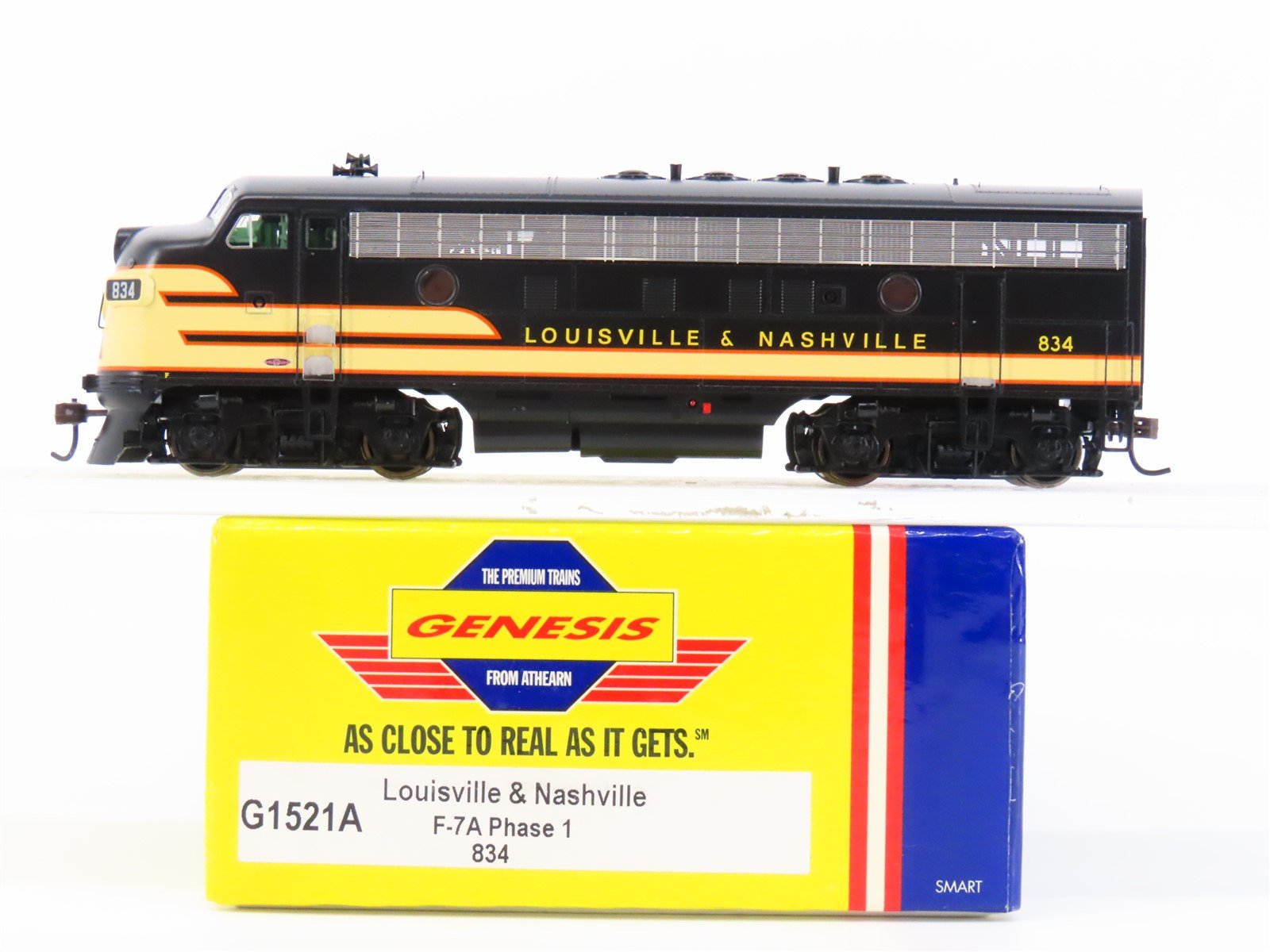 HO Scale Athearn G30614 L&N Louisville & Nashville F7A Diesel Locomotive #834