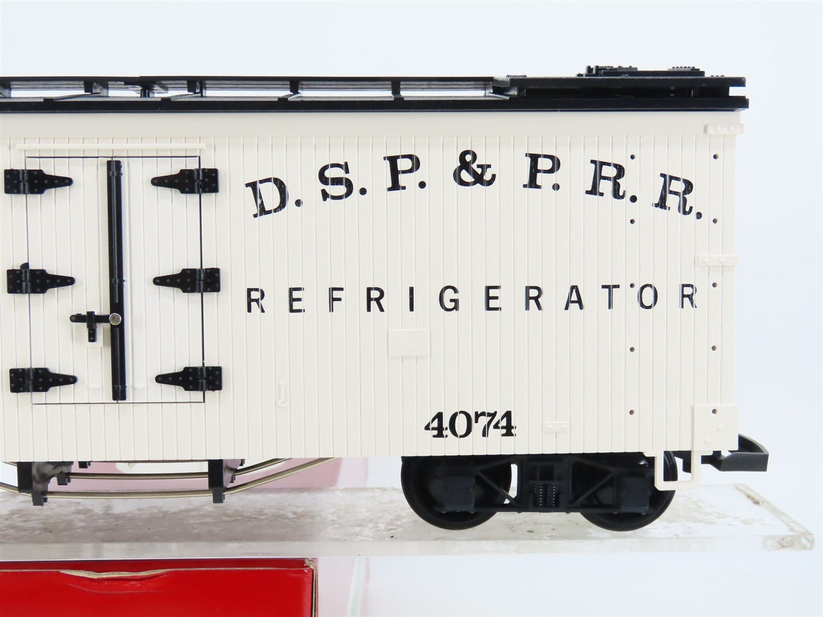 G Scale LGB 4074 DSP&amp;PRR Tiffany Summer &amp; Winter Reefer #4074