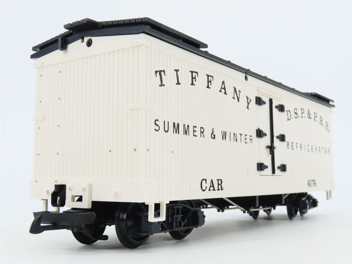 G Scale LGB 4074 DSP&amp;PRR Tiffany Summer &amp; Winter Reefer #4074