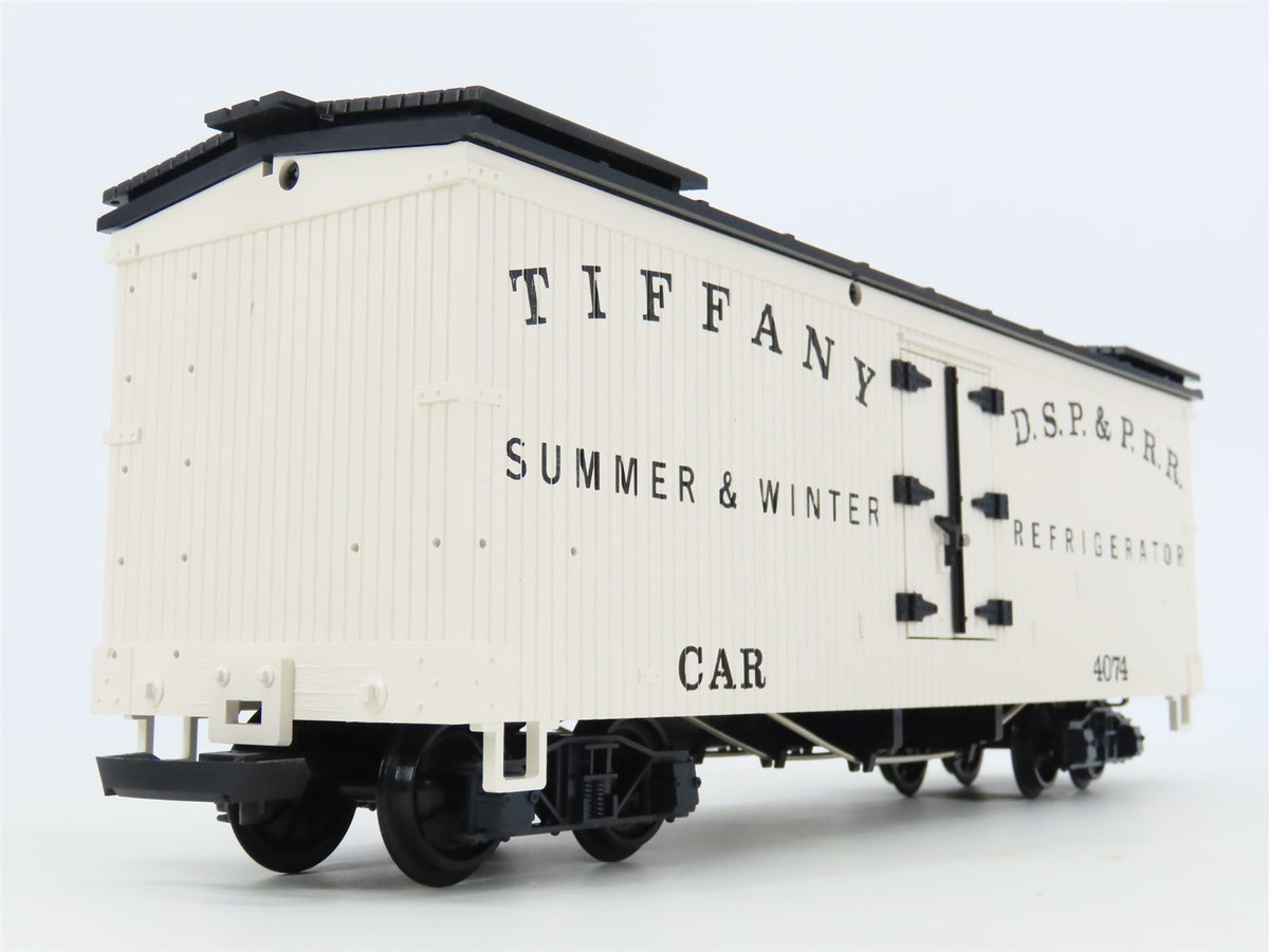 G Scale LGB 4074 DSP&amp;PRR Tiffany Summer &amp; Winter Reefer #4074