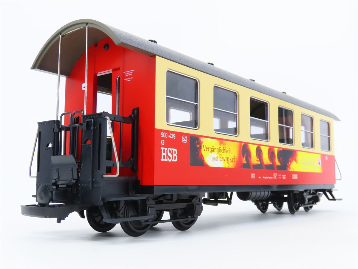 G Scale LGB 33735 HSB Harzkristall Glasmanufaktur Coach Passenger Car