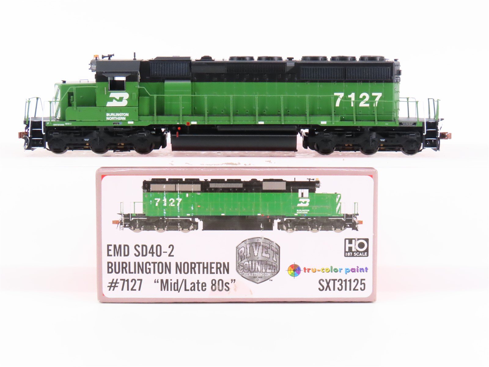 HO Scale Scaletrains SXT31125 BN Burlington Northern SD40-2 Diesel Loco #7127