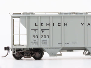 HO Scale Kadee 8616 LV Lehigh Valley Railroad 2-Bay Covered Hopper #50701