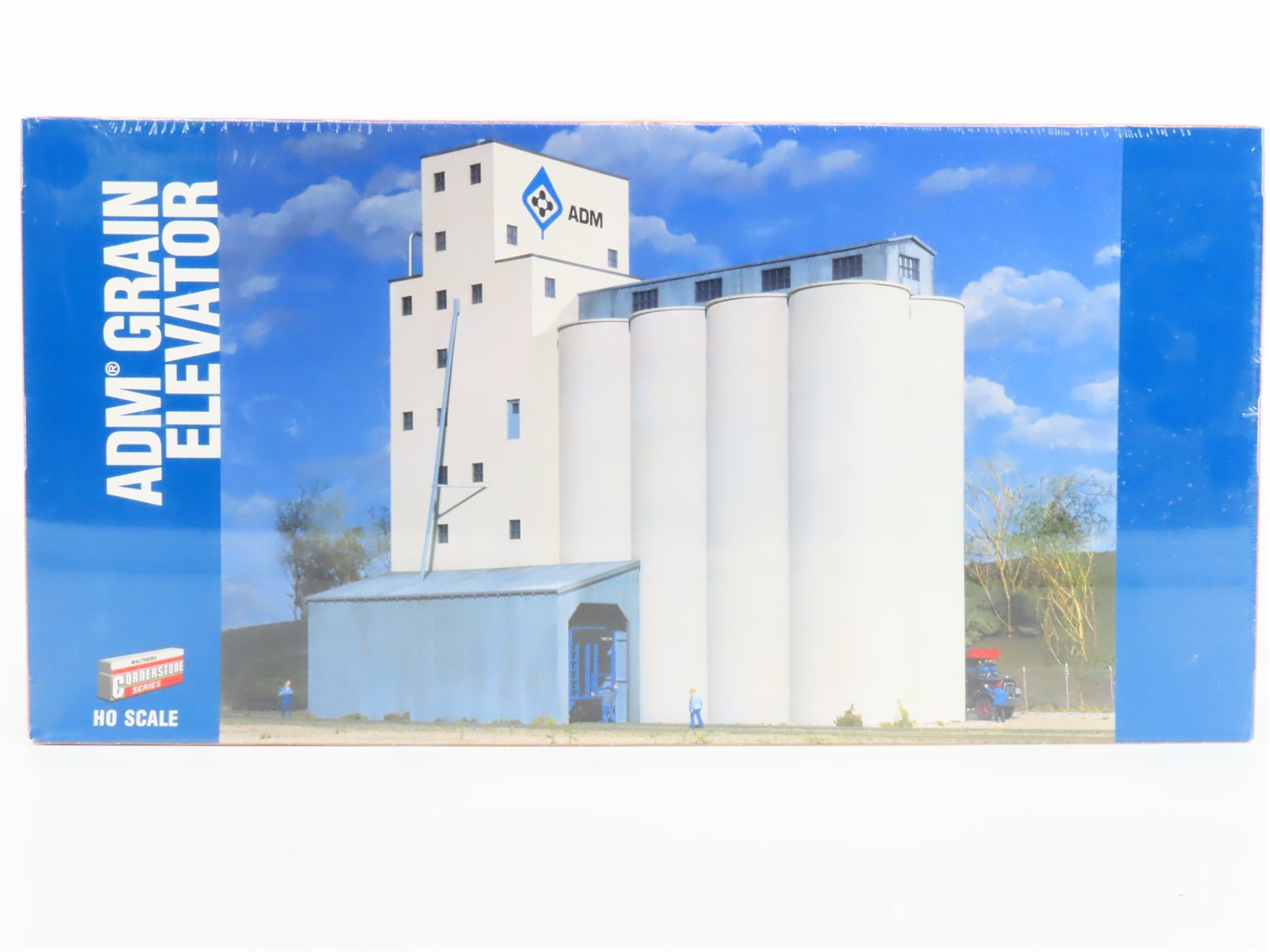 HO Scale Walthers Cornerstone Kit #933-3022 ADM Grain Elevator - SEALED