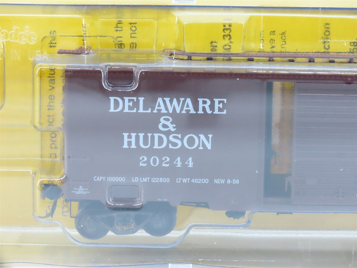 HO Scale Kadee 5215 D&amp;H Delaware &amp; Hudson 40&#39; Single Door Box Car #20244 -Sealed