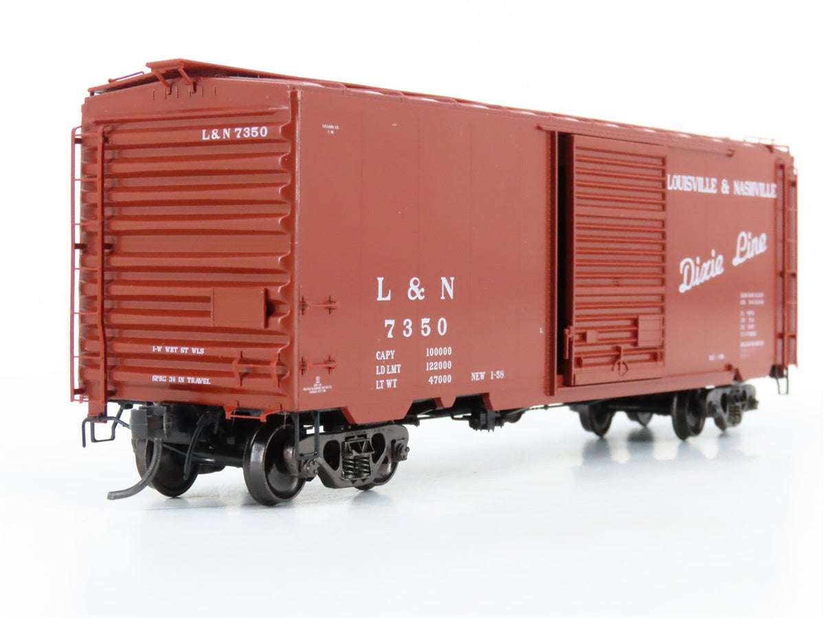 HO Scale Kadee 5251 L&amp;N Louisville &amp; Nashville &quot;Dixie Line&quot; 40&#39; Box Car #7350