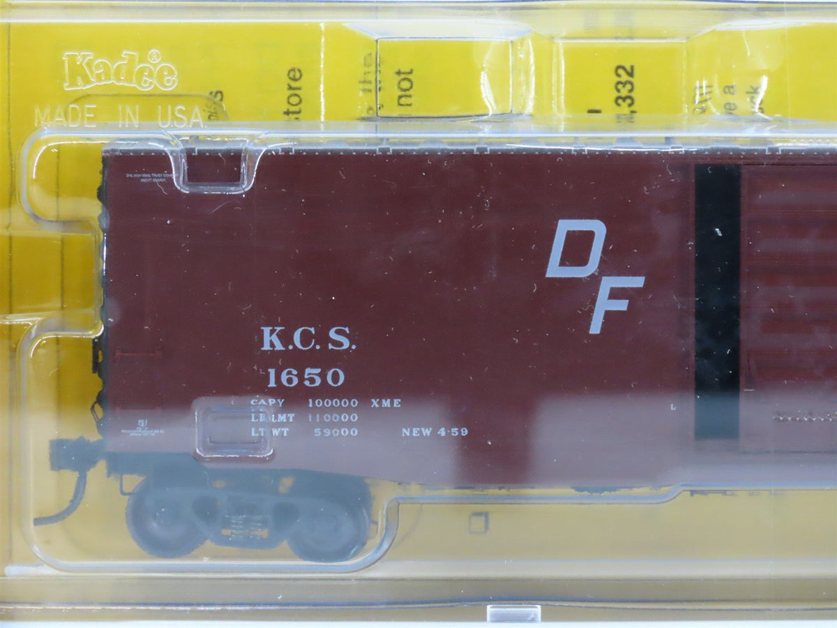 HO Kadee 6107 KCS Kansas City Southern 50&#39; Single Door Box Car #1650 -Sealed