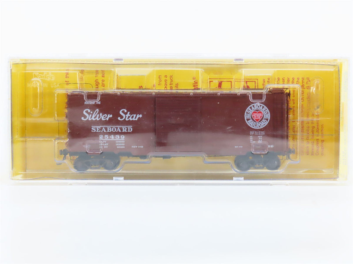 HO Kadee 5115 SAL Seaboard Air Line &quot;Silver Star&quot; 40&#39; Box Car #25439 - Sealed