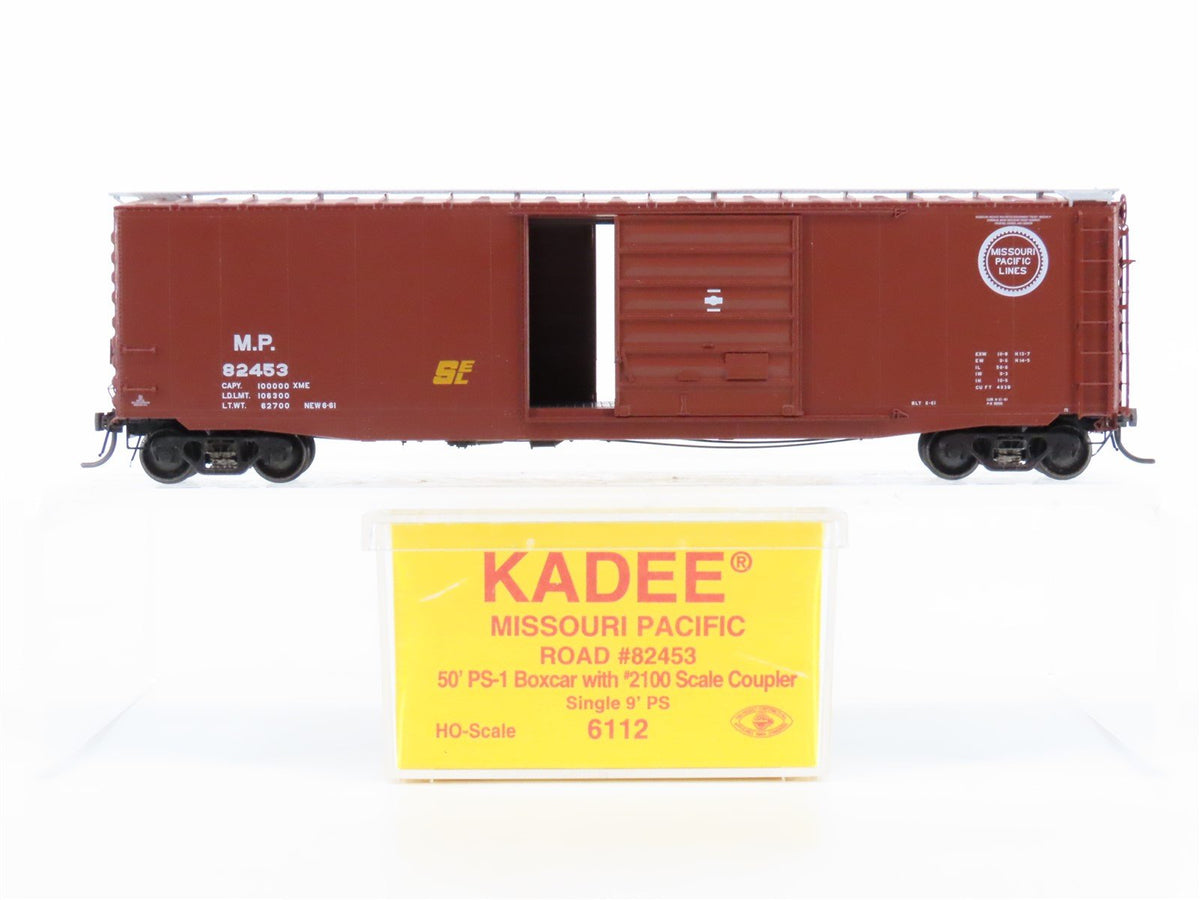 HO Scale Kadee 6112 MP Missouri Pacific Railroad 50&#39; Single Door Box Car #82453