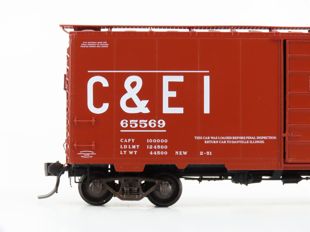 HO Scale Kadee 4031 C&amp;EI Chicago &amp; Eastern Illinois Railroad 40&#39; Box Car #65569