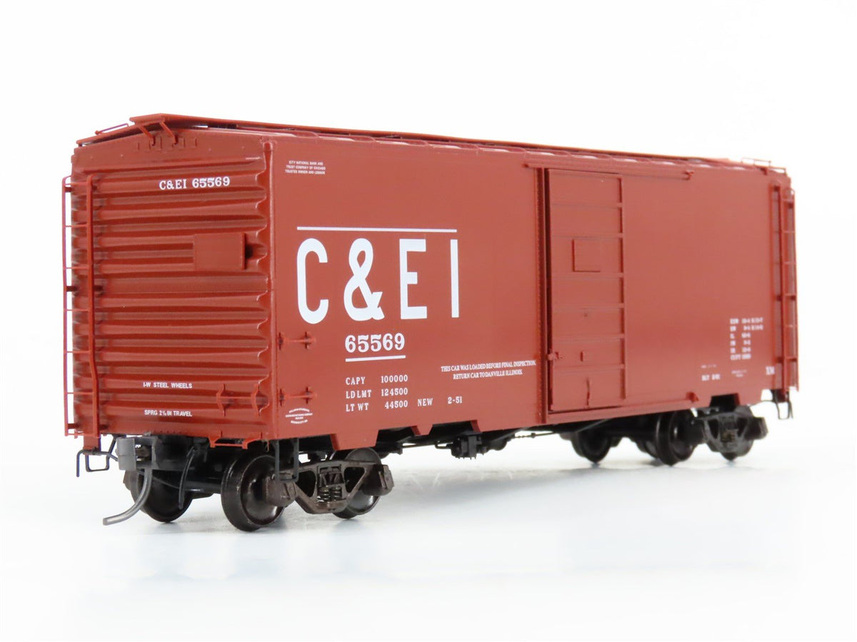 HO Scale Kadee 4031 C&amp;EI Chicago &amp; Eastern Illinois Railroad 40&#39; Box Car #65569