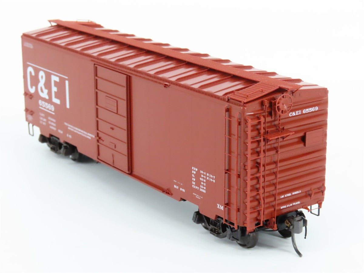 HO Scale Kadee 4031 C&amp;EI Chicago &amp; Eastern Illinois Railroad 40&#39; Box Car #65569