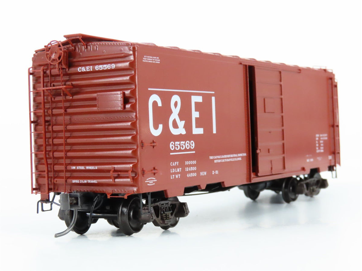 HO Scale Kadee 4031 C&amp;EI Chicago &amp; Eastern Illinois Railroad 40&#39; Box Car #65569