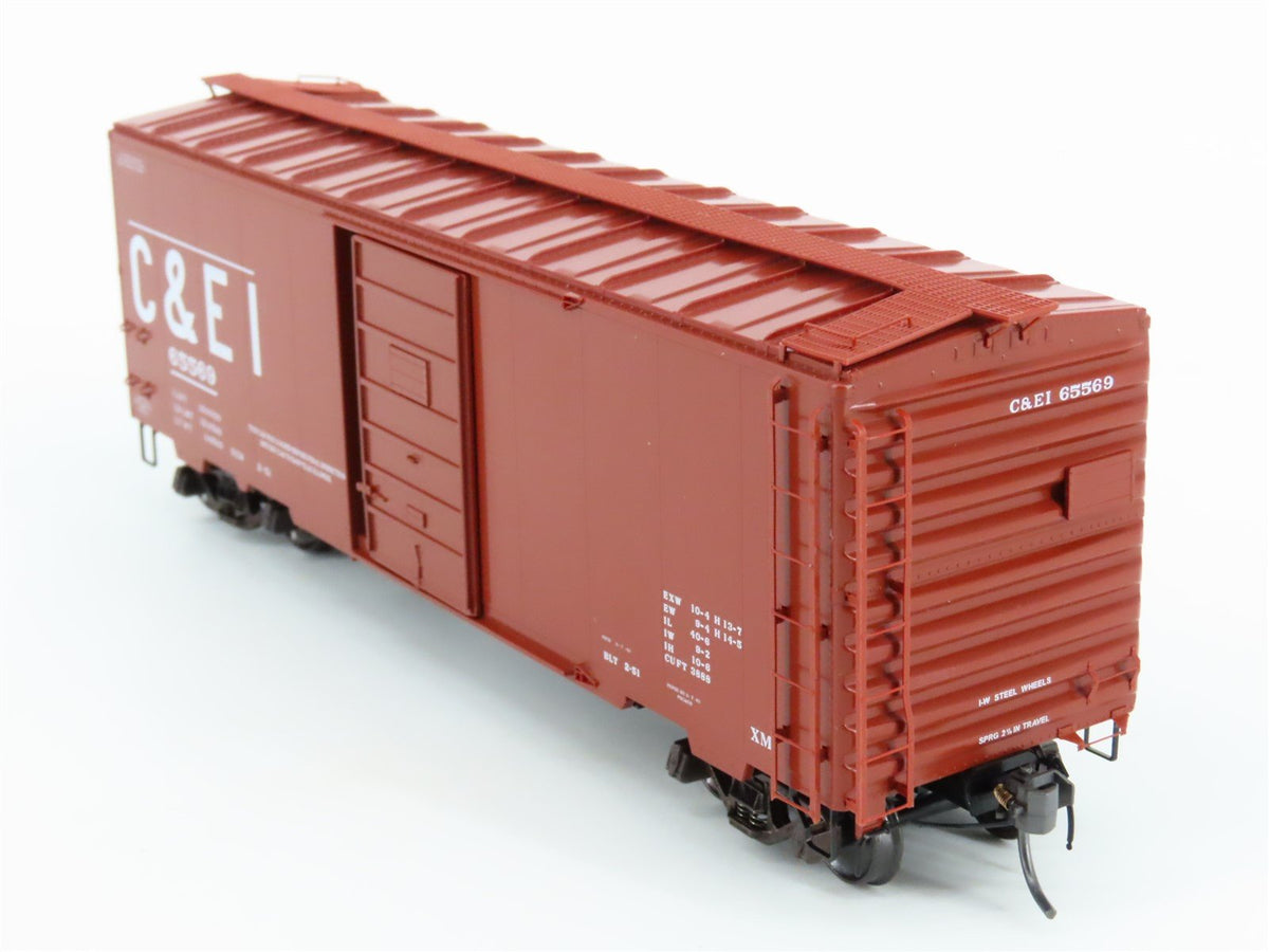 HO Scale Kadee 4031 C&amp;EI Chicago &amp; Eastern Illinois Railroad 40&#39; Box Car #65569