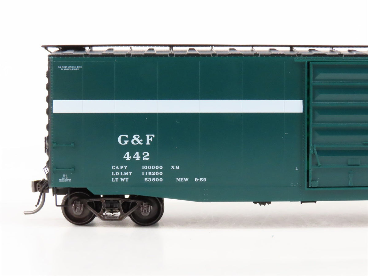 HO Scale Kadee 6115 G&amp;F Georgia &amp; Florida 50&#39; Single Door Box Car #442