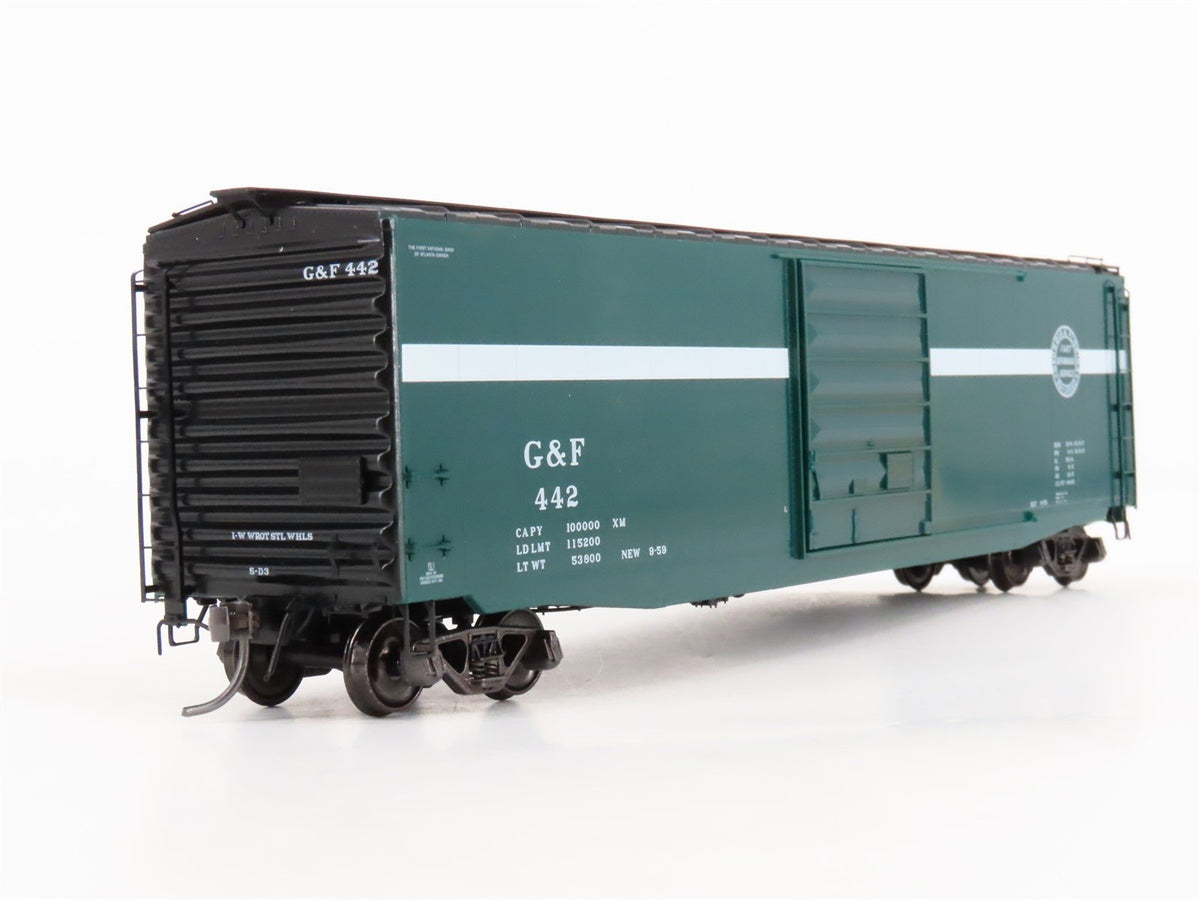 HO Scale Kadee 6115 G&amp;F Georgia &amp; Florida 50&#39; Single Door Box Car #442