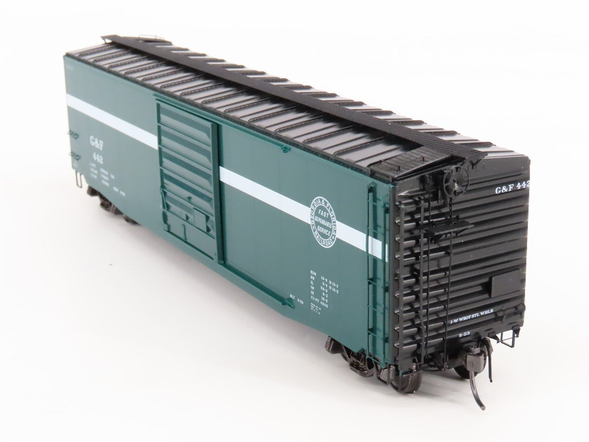 HO Scale Kadee 6115 G&amp;F Georgia &amp; Florida 50&#39; Single Door Box Car #442