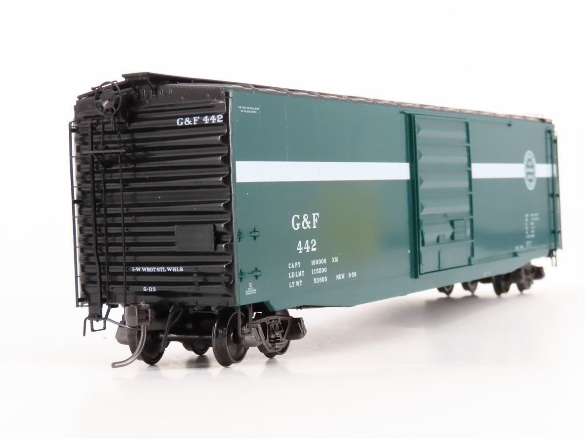 HO Scale Kadee 6115 G&amp;F Georgia &amp; Florida 50&#39; Single Door Box Car #442