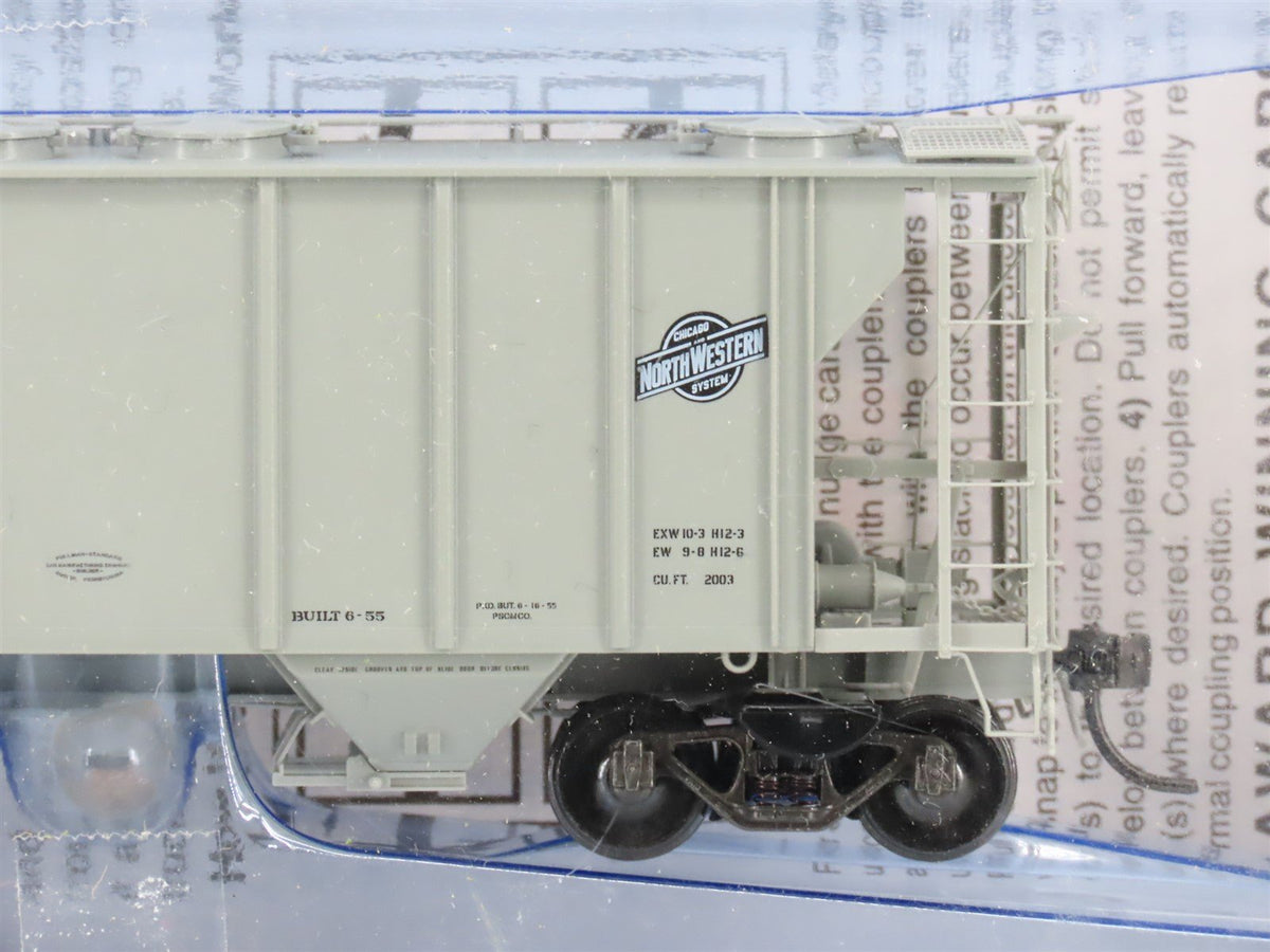 HO Scale Kadee 8619 CNW Chicago North Western 2-Bay Covered Hopper 71465 -Sealed