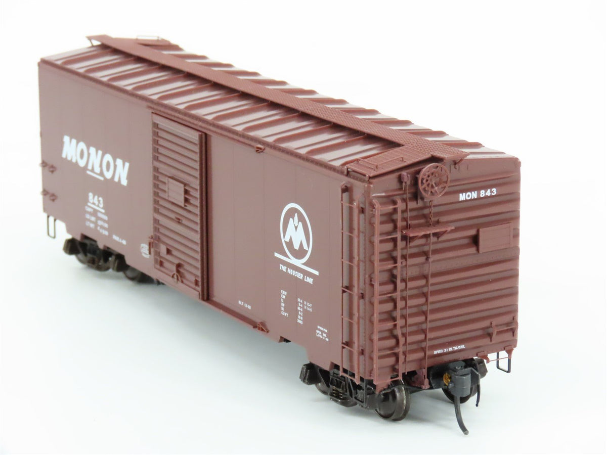 HO Scale Kadee 4013 MON Monon &quot;The Hoosier Line&quot; 40&#39; Single Door Box Car #843