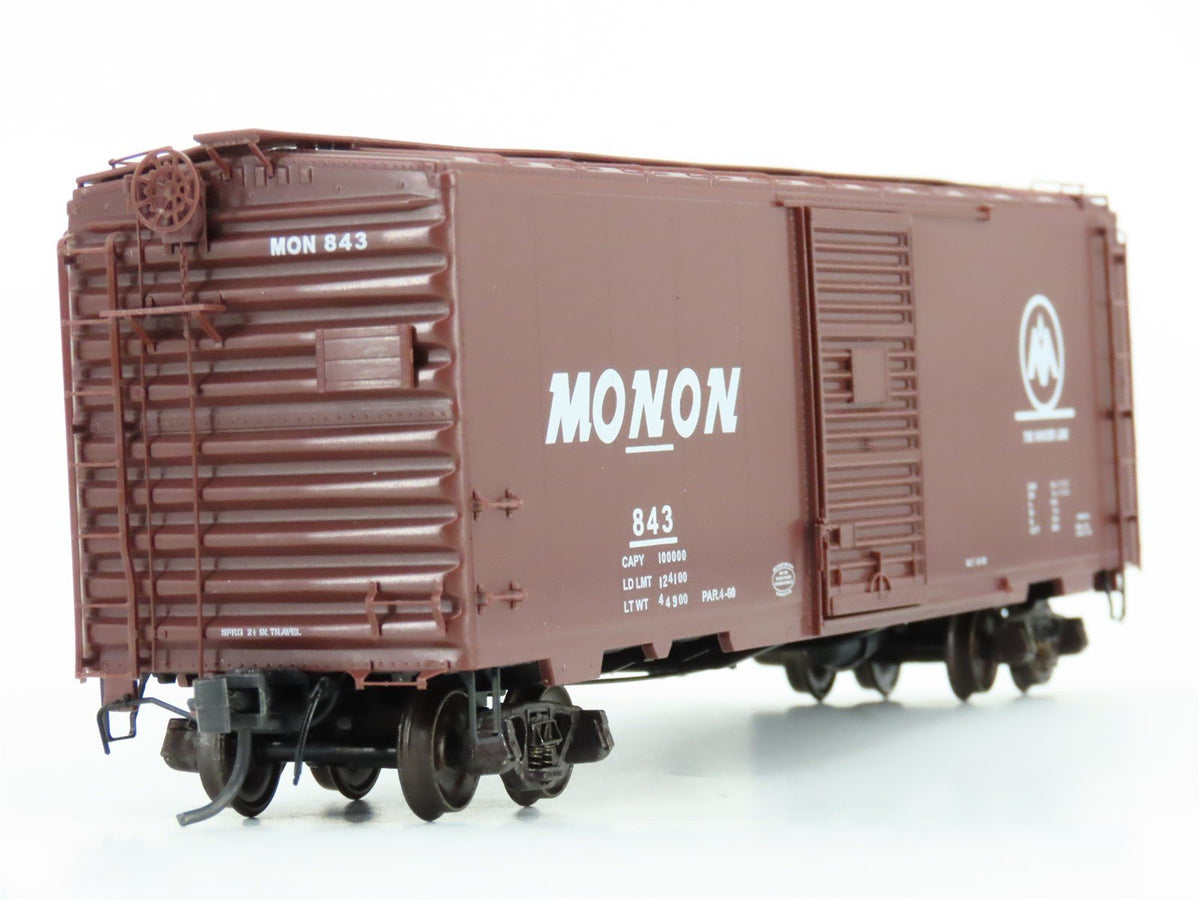 HO Scale Kadee 4013 MON Monon &quot;The Hoosier Line&quot; 40&#39; Single Door Box Car #843