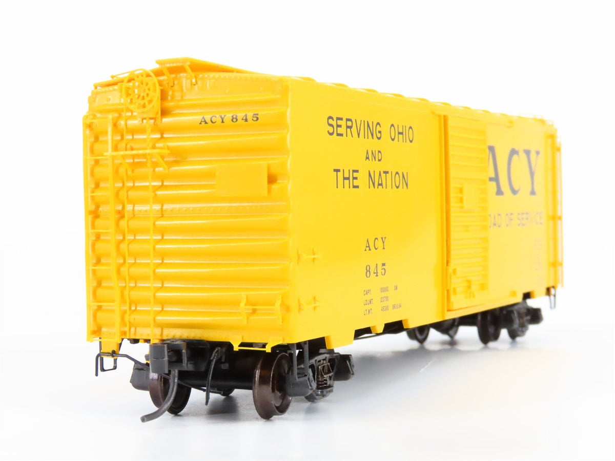 HO Scale Kadee 4045 ACY Akron Canton &amp; Youngstown Railroad 40&#39; Box Car #845