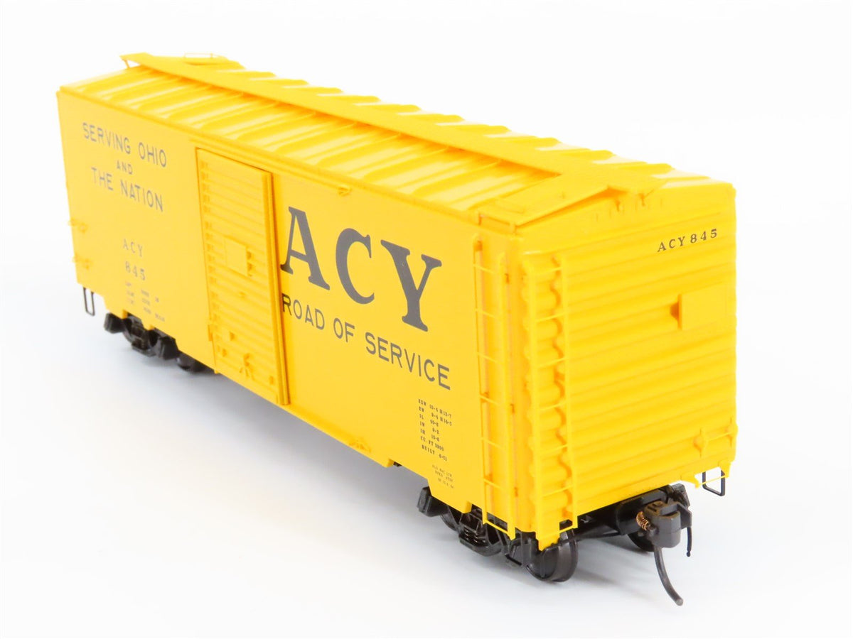 HO Scale Kadee 4045 ACY Akron Canton &amp; Youngstown Railroad 40&#39; Box Car #845