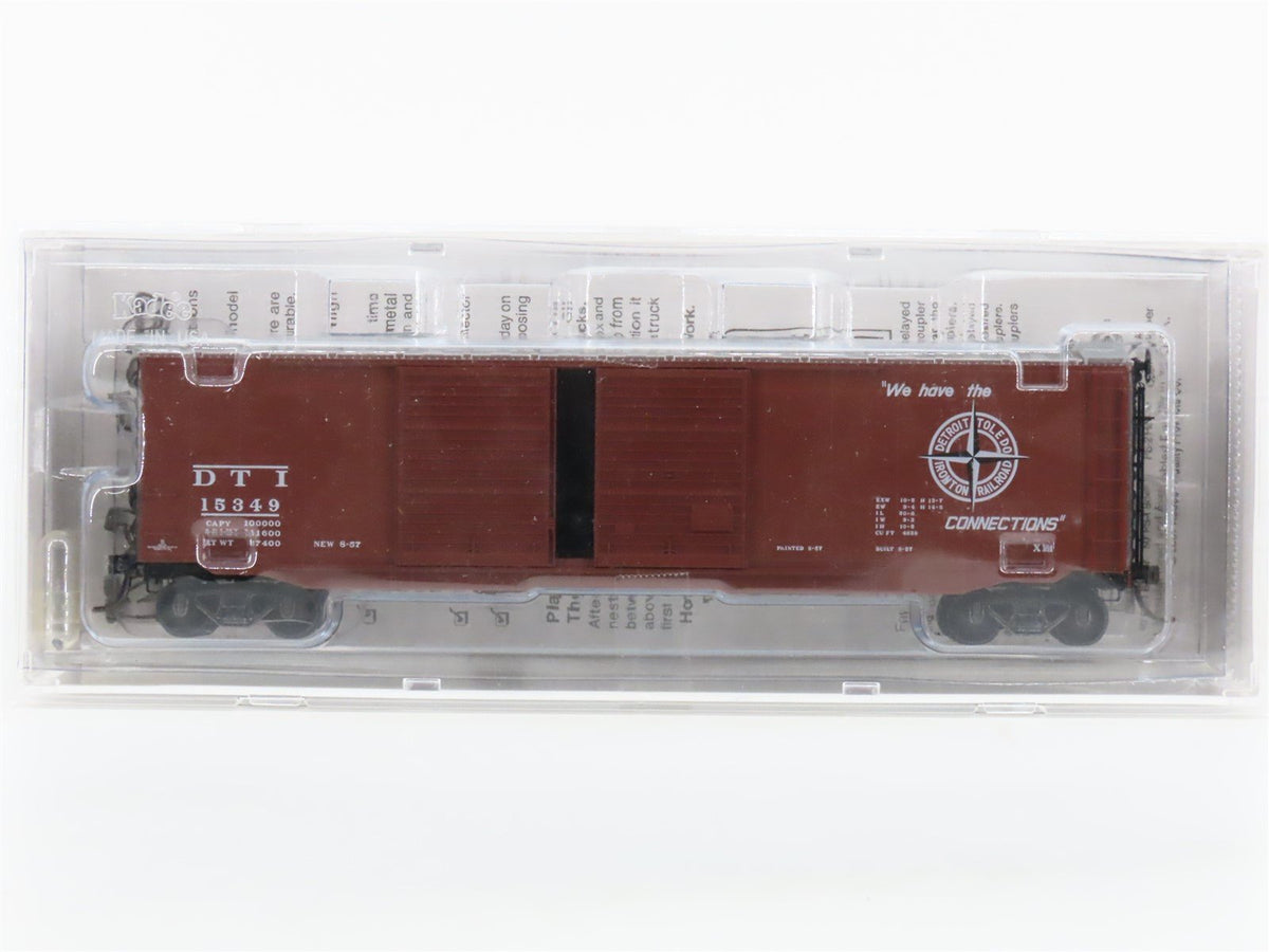 HO Scale Kadee 6509 DTI Detroit Toledo &amp; Ironton 50&#39; Box Car #15349 - Sealed