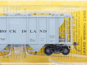 HO Scale Kadee 8612 RI Rock Island Railroad 2-Bay Covered Hopper #7200 -Sealed