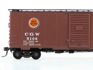 HO Scale Kadee 4022 CGW Chicago Great Western 40' Single Door Box Car #5106