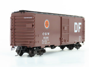 HO Scale Kadee 4022 CGW Chicago Great Western 40' Single Door Box Car #5106