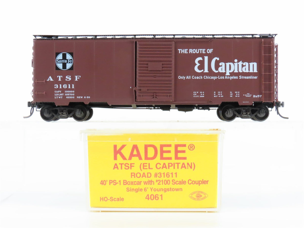 HO Scale Kadee 4061 ATSF Santa Fe El Capitan 40&#39; Single Door Box Car #31611