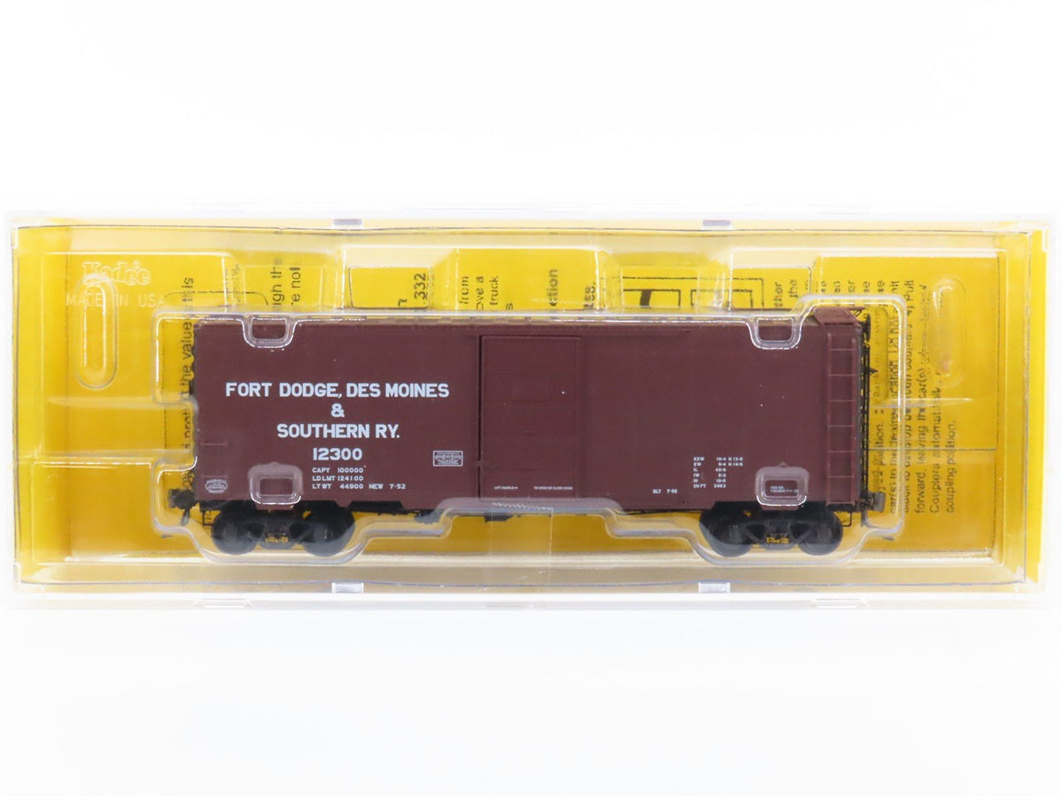 HO Kadee 4043 FDD&amp;S Fort Dodge Des Moines &amp; Southern 40&#39; Box Car #12300 -Sealed